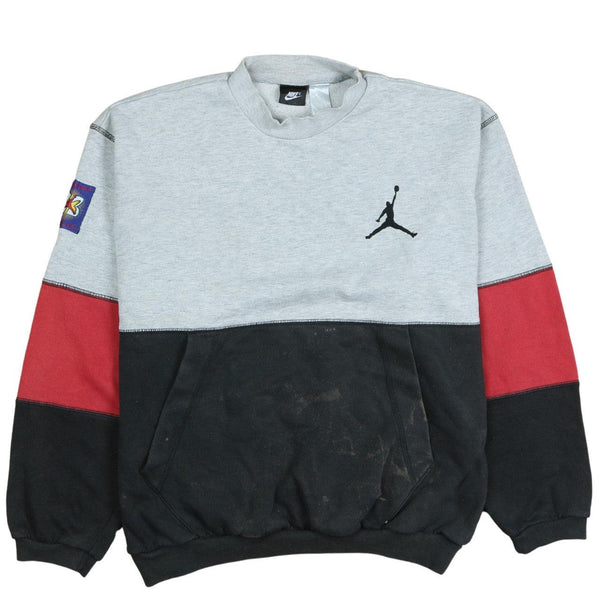 90's Nike Heavyweight Crew Neck Sweatshirt XLarge Black