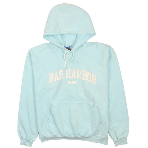 Champion 90's Bar Harbor Maine Blue Hoodie Pullover Large Men’s