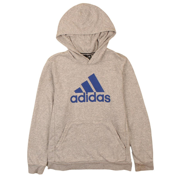 Adidas Vintage 90's Grey Spellout Pullover Hoodie Women's Large L