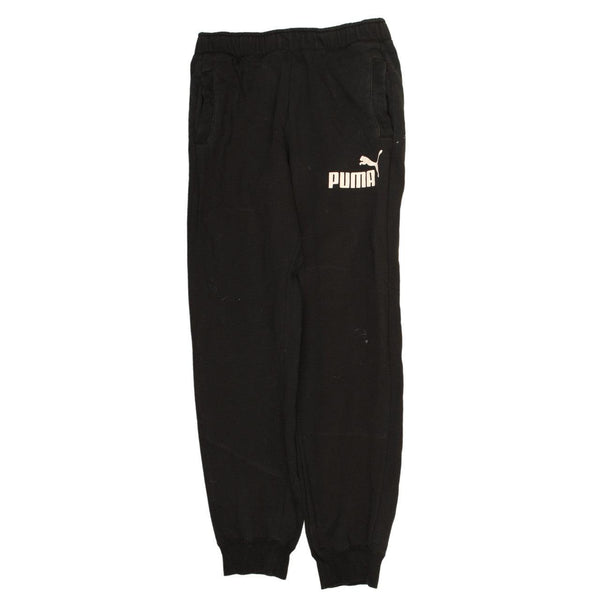 Puma 90's Black Casual Medium Joggers Sweatpants Vintage Style