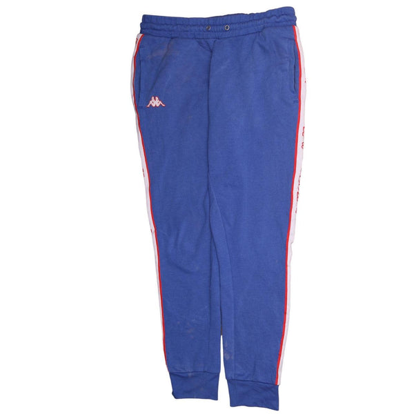 Kappa 90's Casual Joggers / Sweatpants Medium Blue