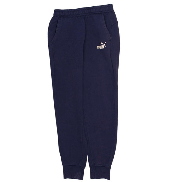 Puma Vintage 90's Men's Small Navy Blue Joggers Sweatpants Casual