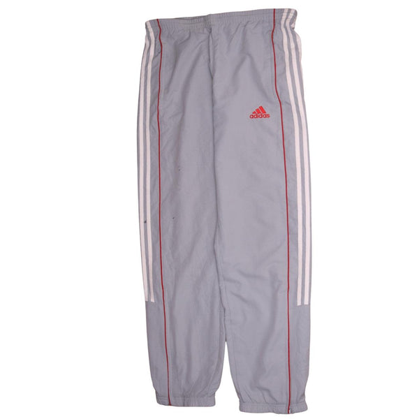 Adidas 90's Women's Grey Straight Leg Baggy Trousers 34 Retro Pants