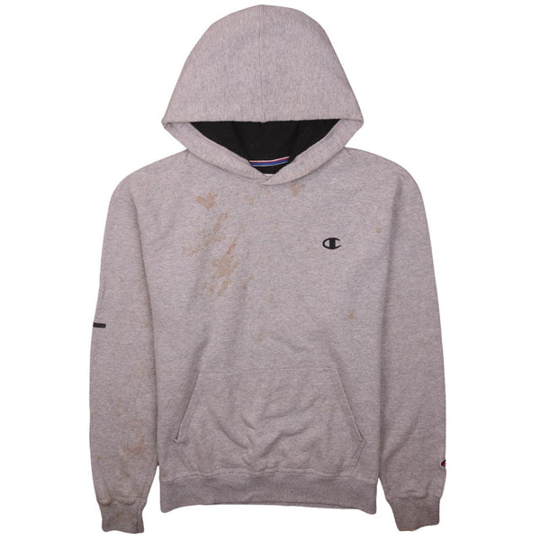Champion Vintage 90's Grey Hoodie Men's Medium Pullover with Pockets