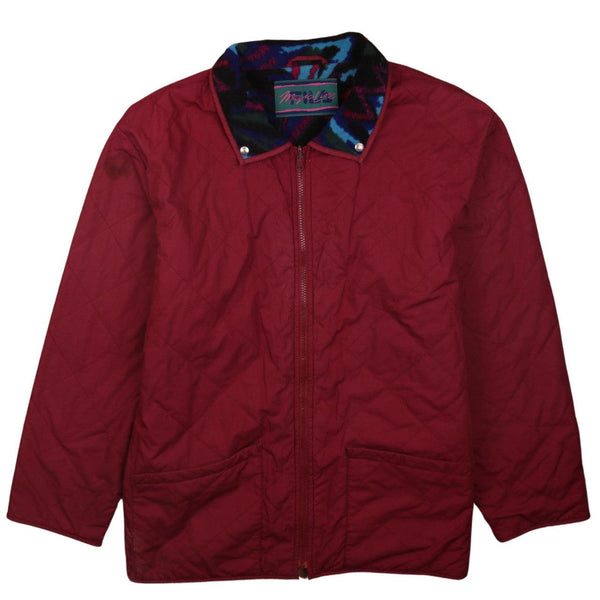 Vintage 90's Burgundy Red XLarge Men's Active Windbreaker Lightweight