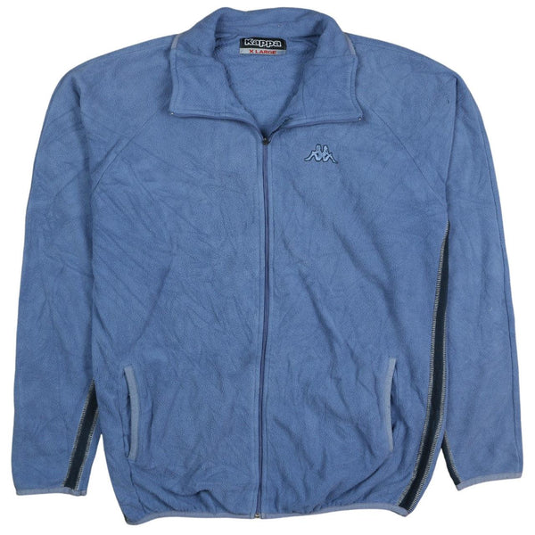 Kappa 90's Hiking Warm Full Zip Up Fleece Jumper XLarge Blue