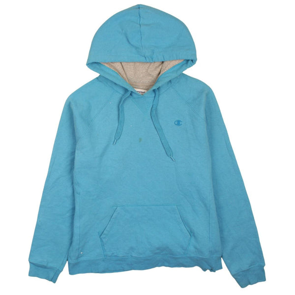Champion 90s Vintage XLarge Blue Pullover Drawstring Hoodie