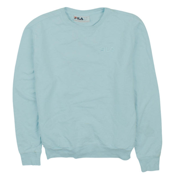Fila 90's Heavyweight Crew Neck Sweatshirt Small Blue