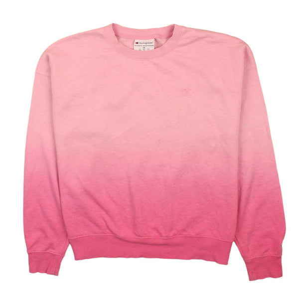 Champion 90s Vintage Heavyweight Pink Crew Neck Sweatshirt Medium