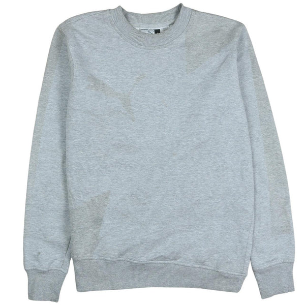 Puma 90's Grey Heavyweight Crew Neck Men’s Small Sweatshirt Vintage