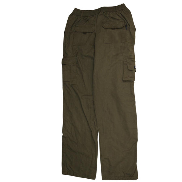 Vintage 3XL Green 90s Baggy Straight Leg Trousers Mens Pants