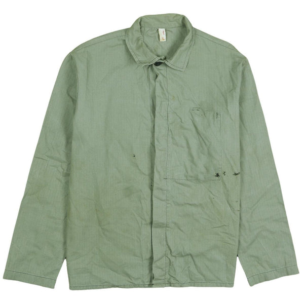 Active Men's 90s Lightweight Green Windbreaker Large With Small Marks