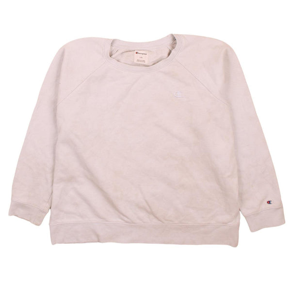 Champion 90's Vintage Heavyweight Blue Crew Neck Sweatshirt Men's L