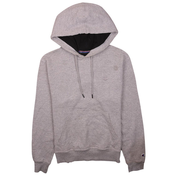 Champion 90's Grey Drawstring Hoodie Men's Small Vintage Pullover
