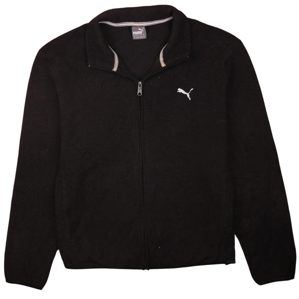 Puma 90's Hiking Warm Full Zip Up Fleece Jumper XLarge Black