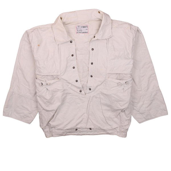 Vintage 90's Active Lightweight Windbreaker XXL Beige Cream Jacket