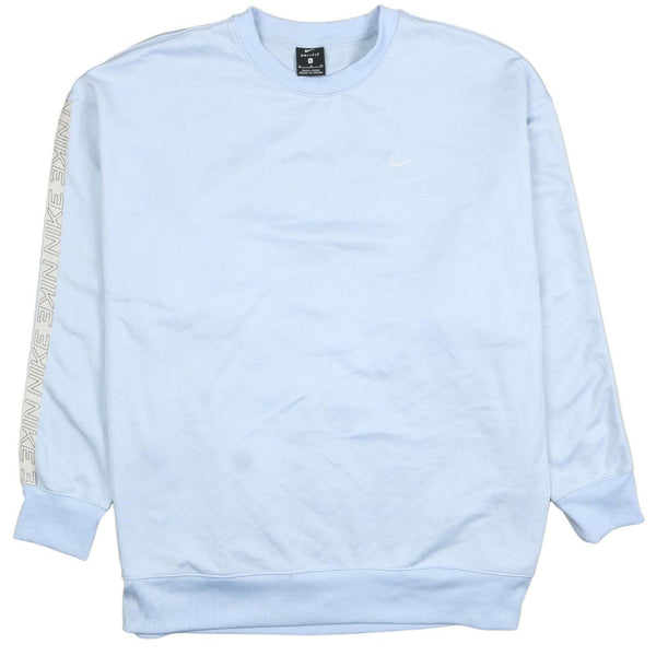 Nike 90s Vintage Swoosh Crew Neck Sweatshirt Blue XLarge Men's True Fit