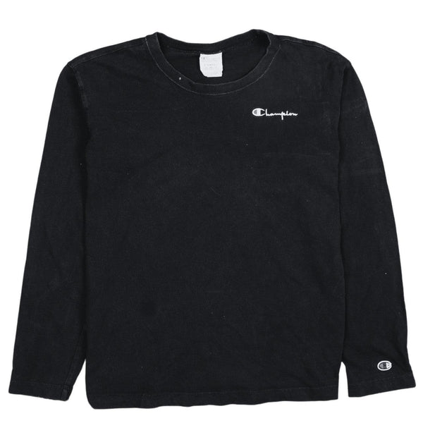 Champion 90's Vintage Black Heavyweight Crew Neck Sweatshirt XS Mens