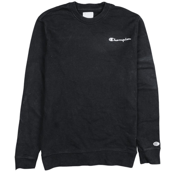 Champion Vintage 90's Heavyweight Crew Neck Sweatshirt Small Black