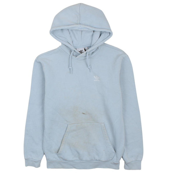 Adidas Retro 90s Blue Hoodie Mens XSmall Drawstring Pullover