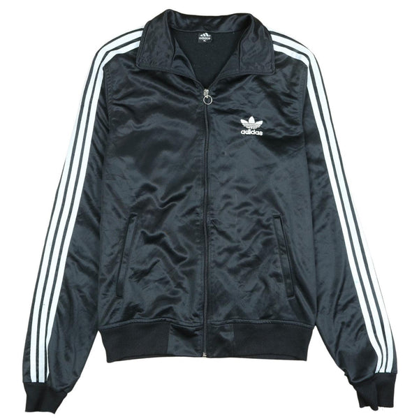 Adidas Vintage 90's Striped Sleeve Black Sweatshirt XLarge for Women