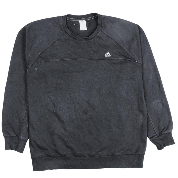 Adidas 90's Heavyweight Crew Neck Sweatshirt XL Navy Vintage