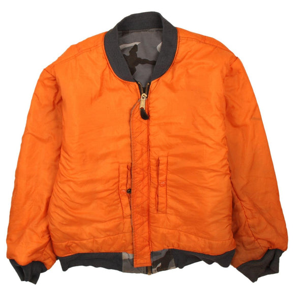 Active 90's Lightweight Full Zip Up Windbreaker XLarge (missing sizing label) Orange