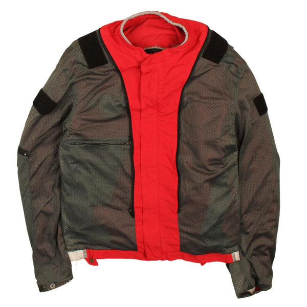 Vintage 90's Black Heavyweight Windbreaker Jacket Large Active