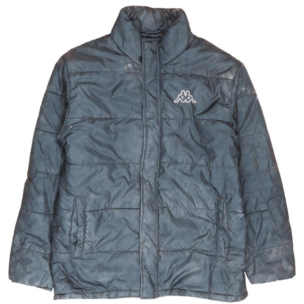 Kappa 90's Women's XXLarge Black Lightweight Puffer Jacket Zip Front