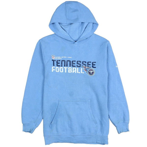 Vintage 90's NFL Tennessee Football Blue Pullover Hoodie Medium