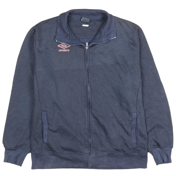 Umbro Vintage 90's Black Heavyweight Full Zip Sweatshirt XLarge Men