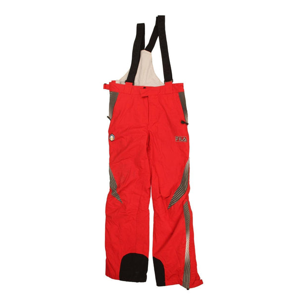 Fila Vintage 90's Red Straight Leg Baggy Pants Small Men’s Trousers