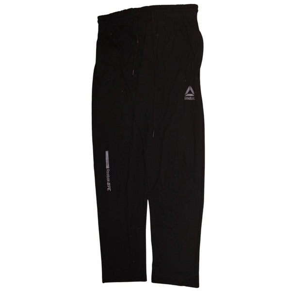 Reebok 90's Black Baggy Straight Leg Trousers XXLarge (2XL)