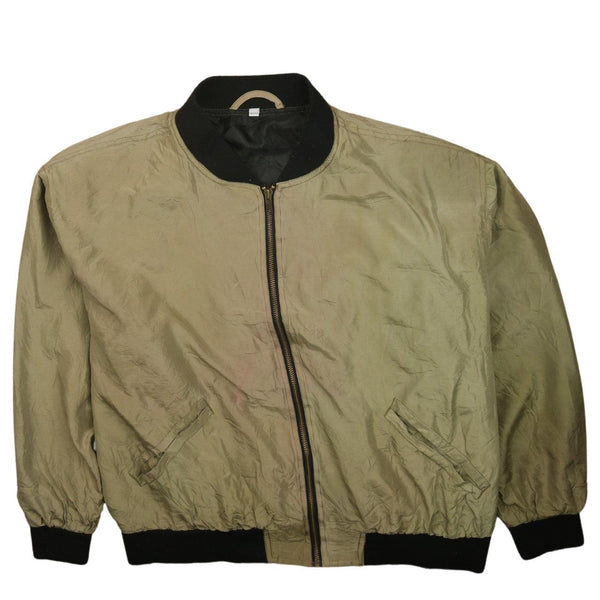 Vintage 90's Green XXL Windbreaker Jacket Full Zip Active Style