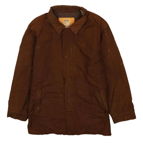 Timberland 90's Plain Heavyweight Windbreaker Large Brown