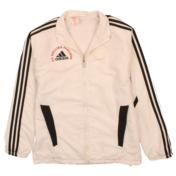Adidas 90's White Lightweight Full Zip Up Windbreaker Men's Medium