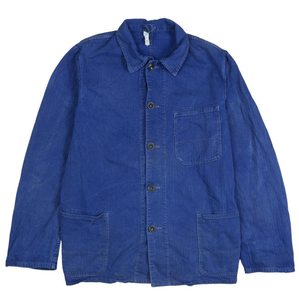 Active 90's Plain Button Up Windbreaker Small (missing sizing label) Blue