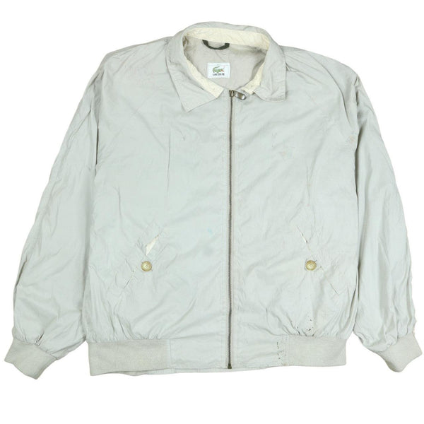 Lacoste 90s Grey Lightweight Full Zip Windbreaker Men’s 2XL