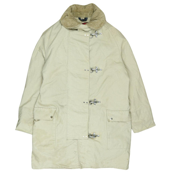 Active 90's Lightweight Button Up Windbreaker Medium (missing sizing label) Beige Cream