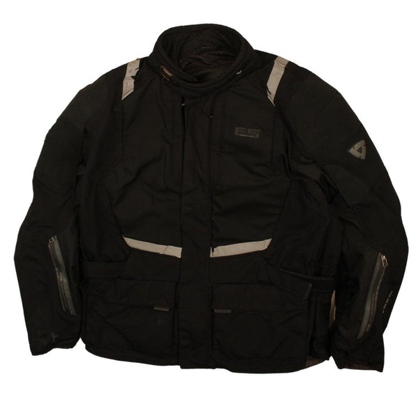 Active 90's Heavyweight Black XXLarge Windbreaker Motorcycle Jacket