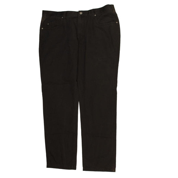 Active 90's Vintage Baggy Straight Leg Pants Trousers Black Men's 40