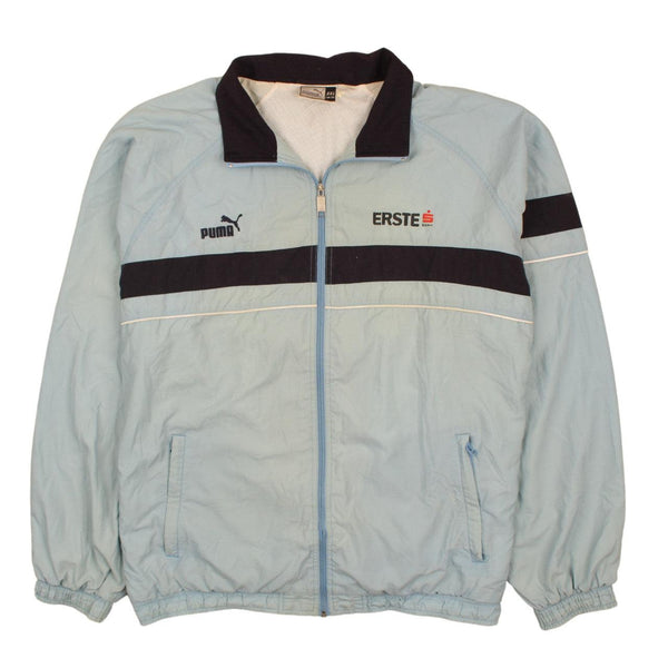 Puma 90's Lightweight Full Zip Up Windbreaker XXLarge (2XL) Blue