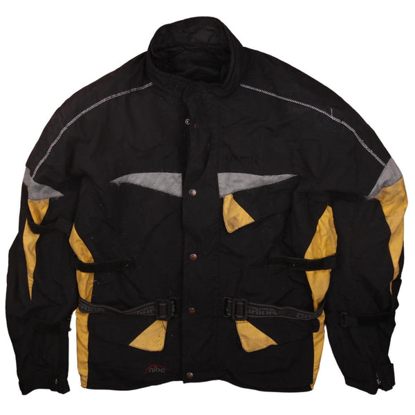 Vintage 90's Black Heavyweight Button Up Windbreaker Men's XL Active