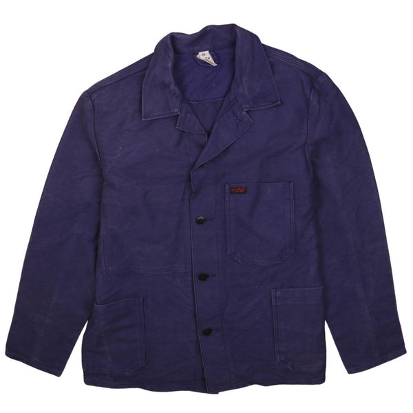 Active 90's Lightweight Button Up Windbreaker Large (missing sizing label) Purple