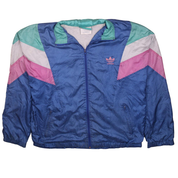 Adidas 90's Lightweight Full Zip Up Windbreaker XXXLarge (missing sizing label) Blue