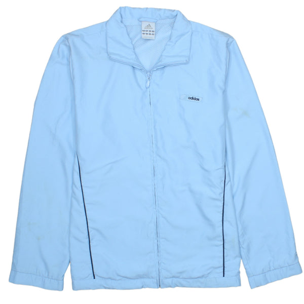Adidas 90's Blue Medium Lightweight Zip-Up Windbreaker