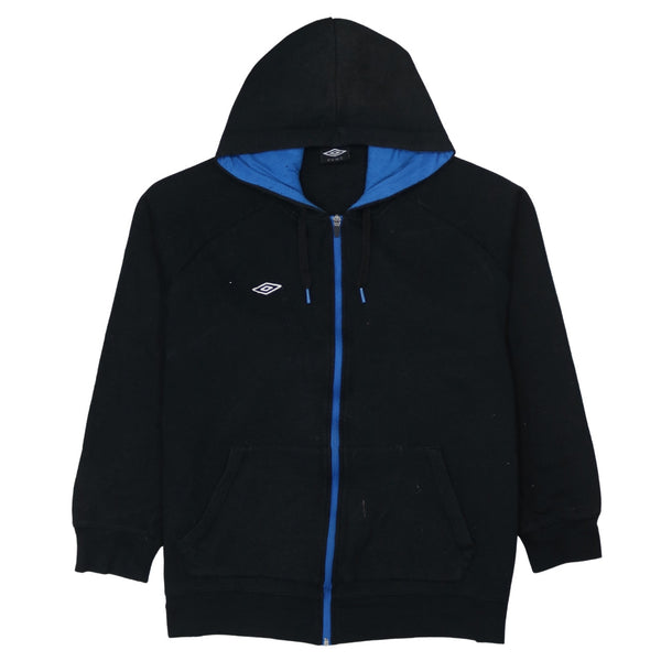 Umbro 90's Retro Full Zip Blue Hoodie Women's XL
