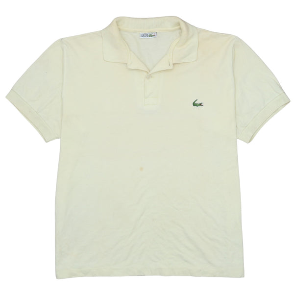 Vintage Lacoste 90's Yellow Polo Shirt Large