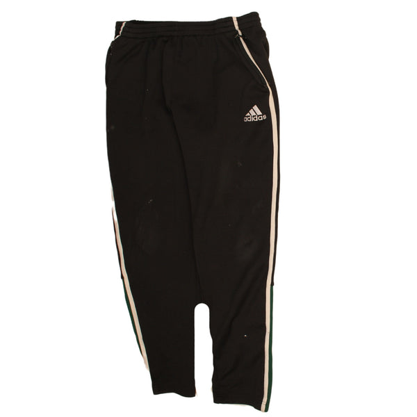 Adidas Vintage 90's Black Joggers Sweatpants Men Elasticated Waist 34