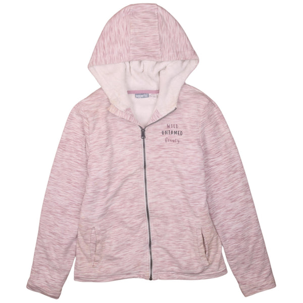Active 90's Pink Untamed Beauty Full Zip Hoodie Medium Feminine